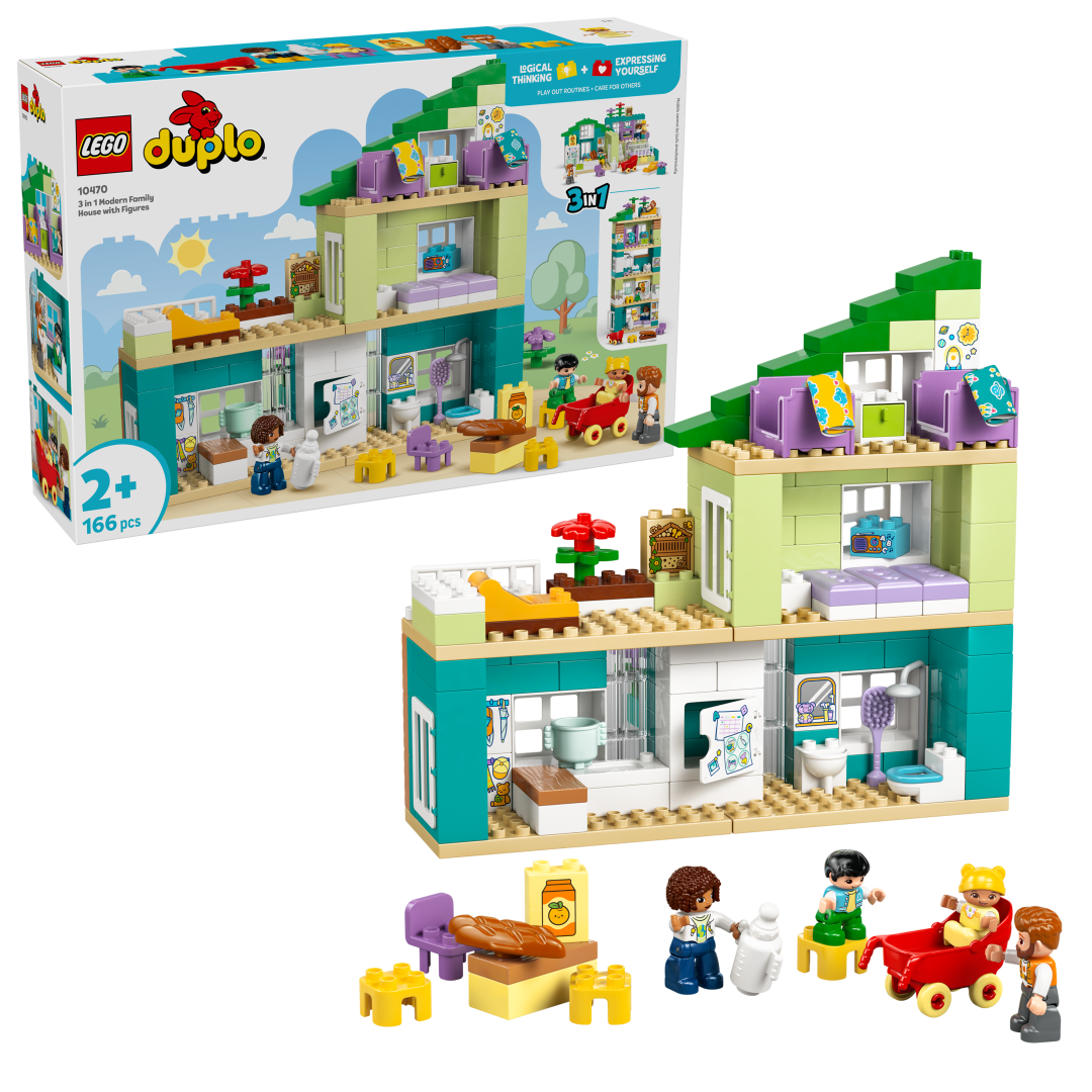 DUPLO 3-in-1 Modern Family House with Figures | 10470