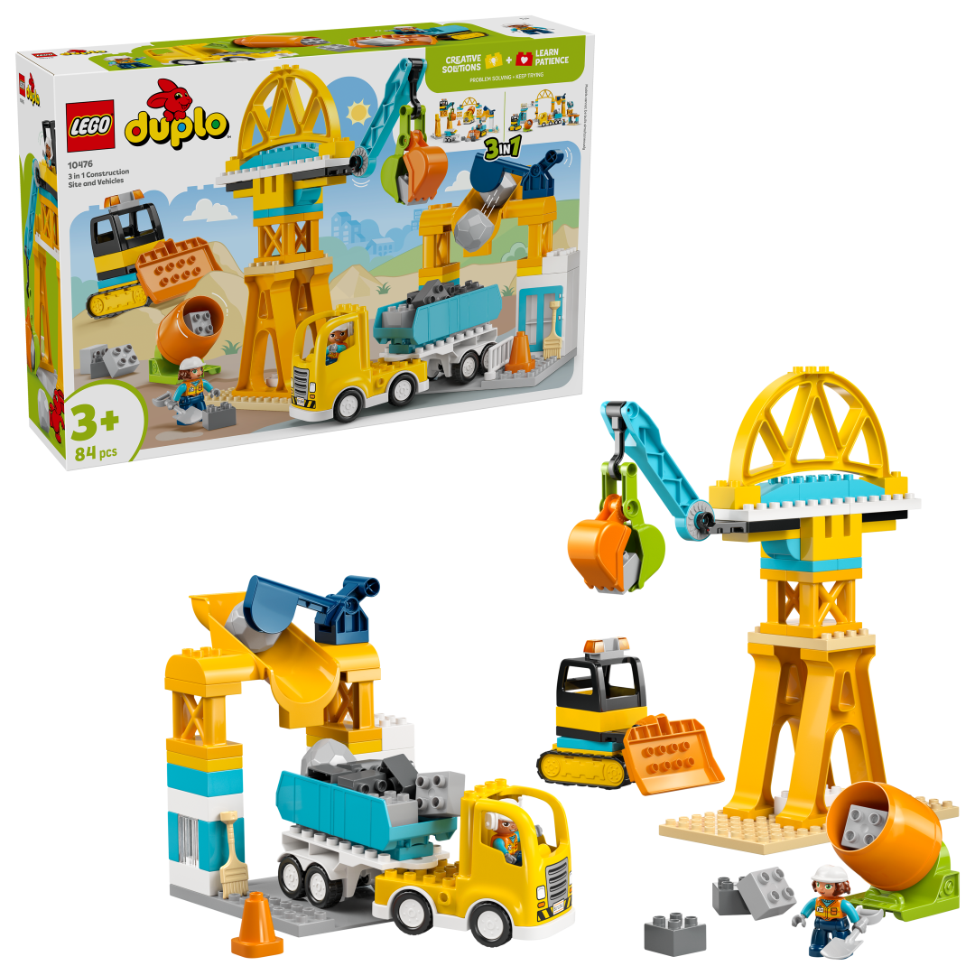 DUPLO 3-in-1 Construction Site and Vehicles | 10476