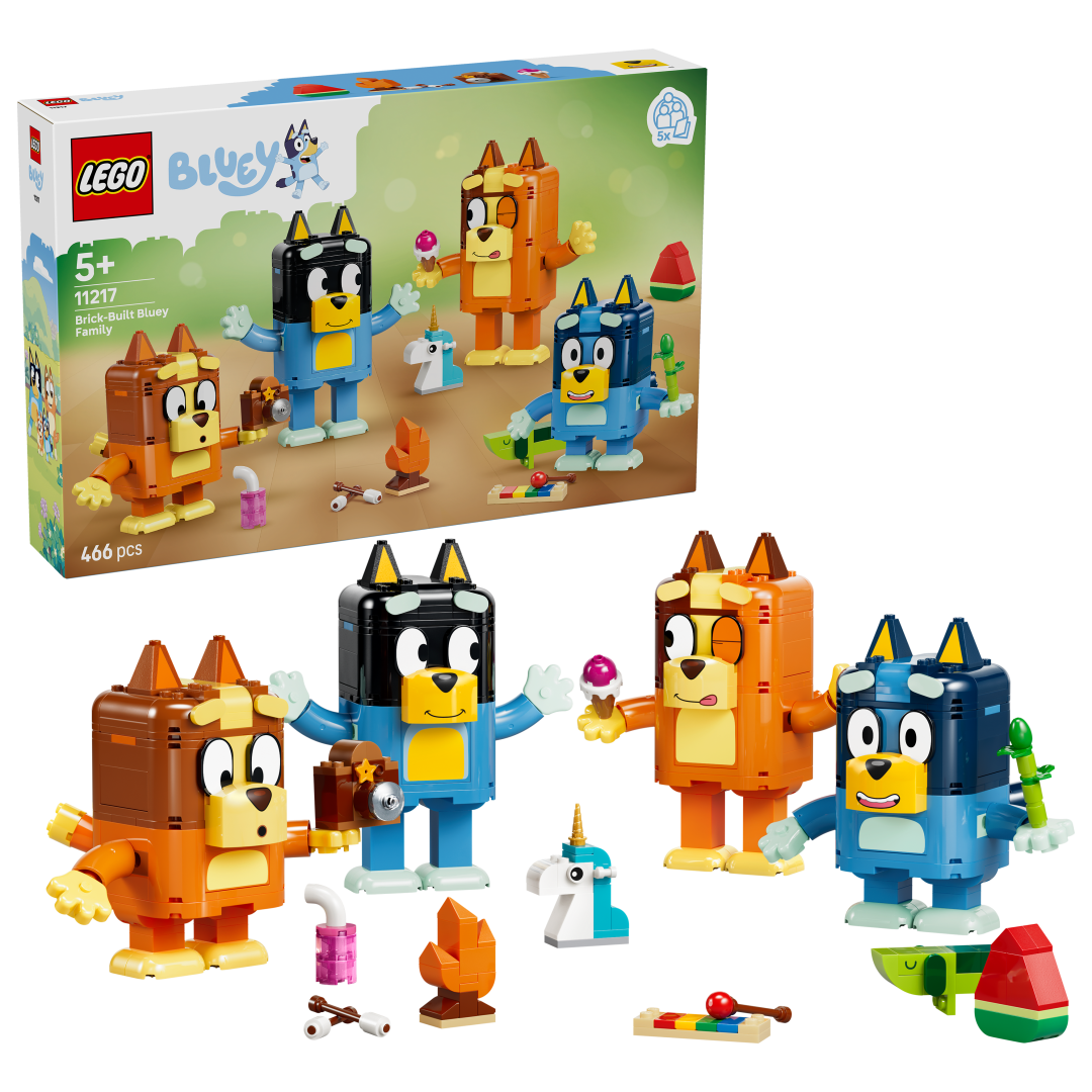 Bluey Brick-Built Bluey Family | 11217