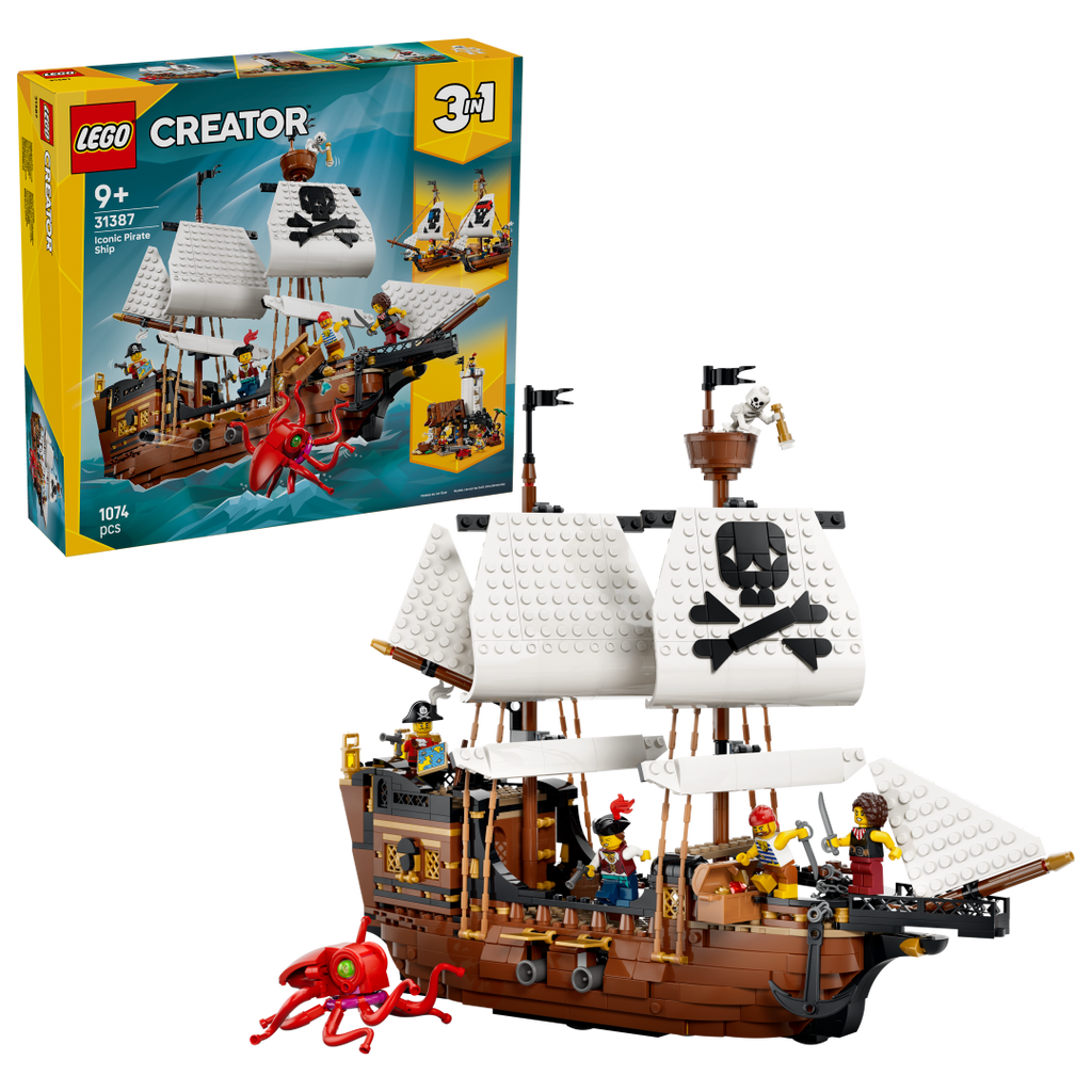Creator 3-in-1 Iconic Pirate Ship | 31387