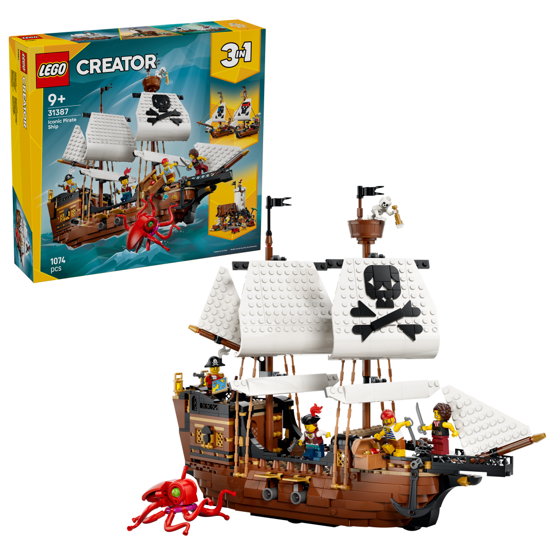 Creator 3-in-1 Iconic Pirate Ship | 31387