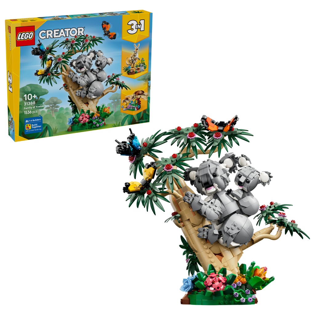 Creator 3-in-1 Wild Animals: Family of Koalas | 31388