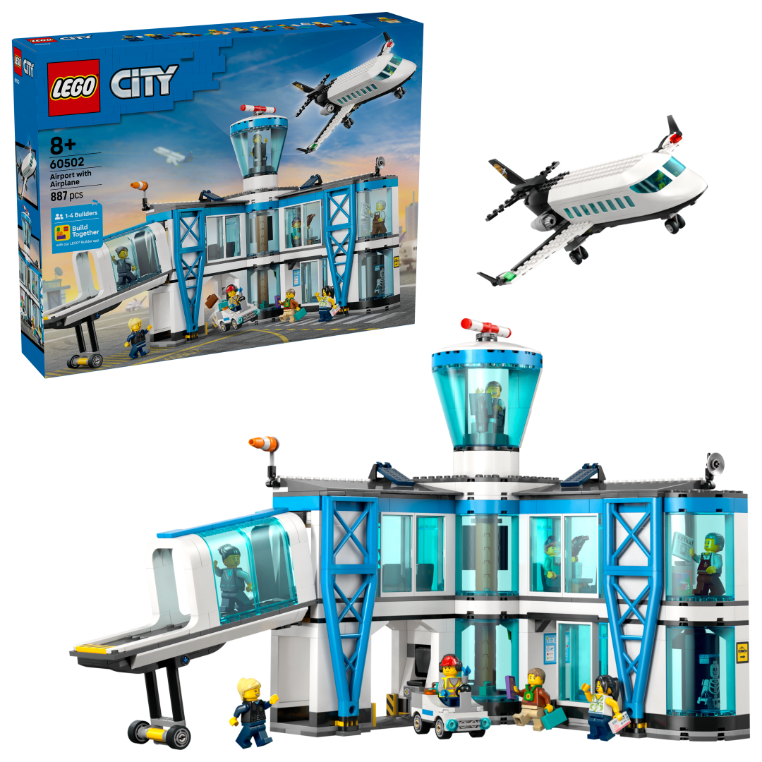 City Airport with Airplane | 60502