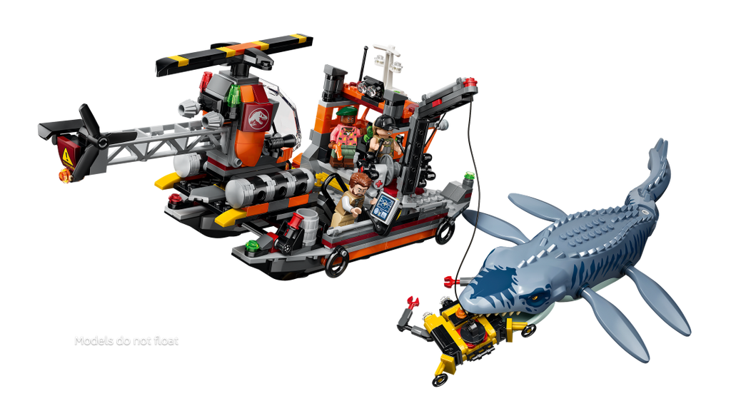 Jurassic World Mosasaurus Dinosaur Boat Attack | 77983