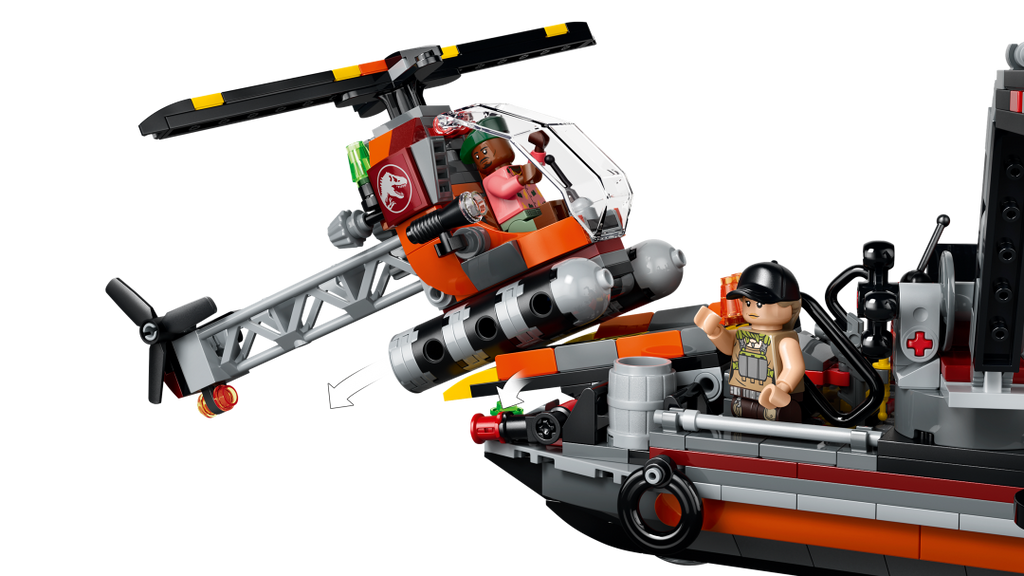 Jurassic World Mosasaurus Dinosaur Boat Attack | 77983