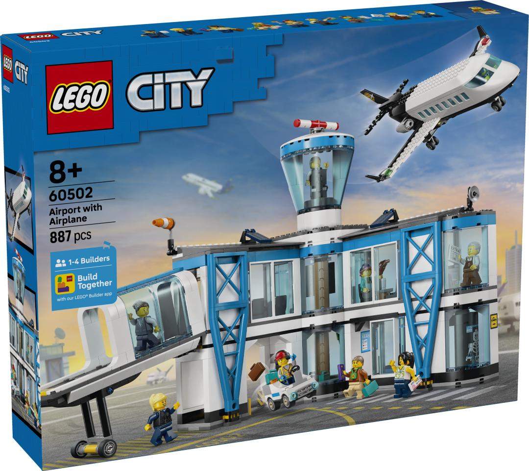 City Airport with Airplane | 60502