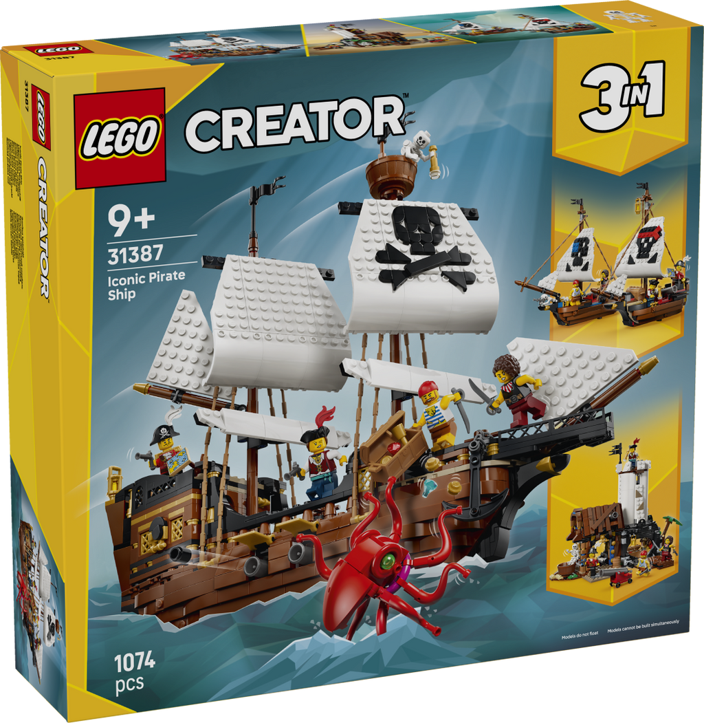 Creator 3-in-1 Iconic Pirate Ship | 31387