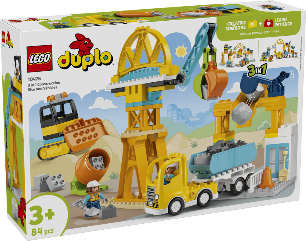 DUPLO 3-in-1 Construction Site and Vehicles | 10476