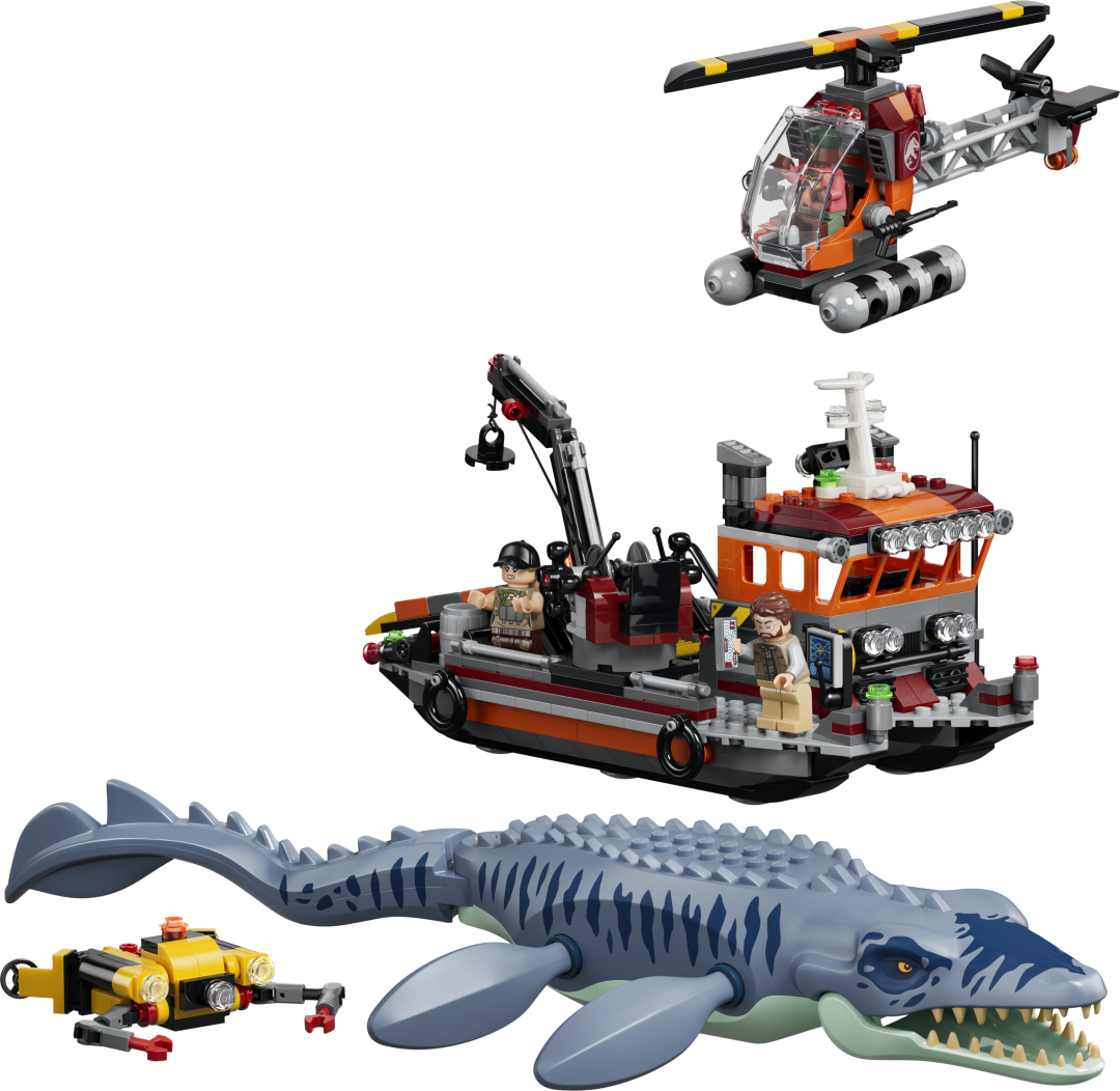 Jurassic World Mosasaurus Dinosaur Boat Attack | 77983
