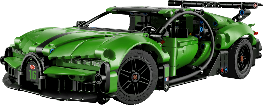 Technic Green Bugatti Chiron Pur Sport Hypercar | 42241