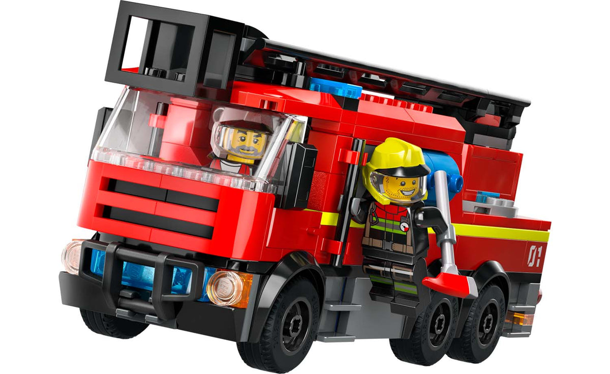 City Fire Station with Fire Truck | 60414