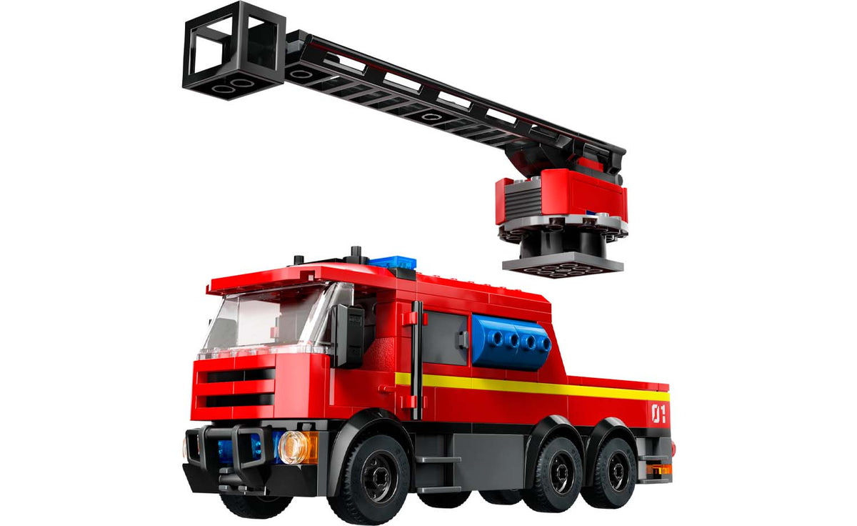 City Fire Station with Fire Truck | 60414