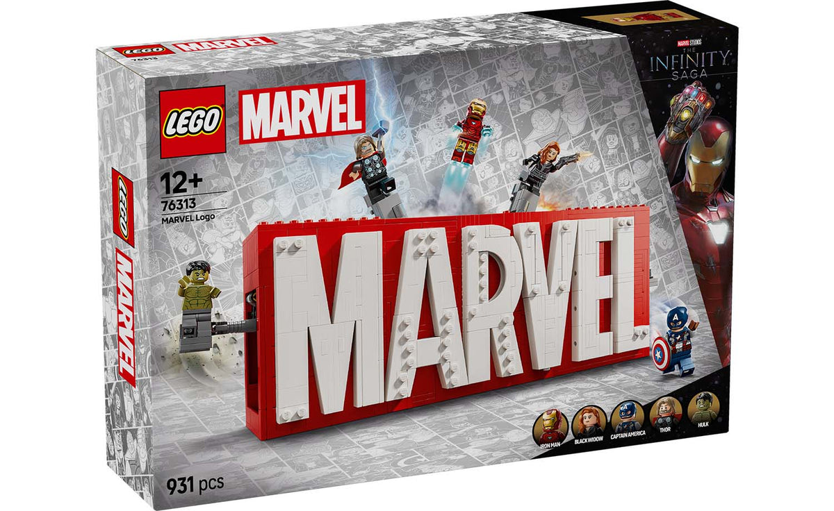 MARVEL Logo & Minifigures | 76313
